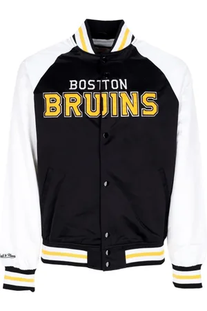 Mitchell & Ness Jassen, Heren, Zwart, S, Bomber Jassen