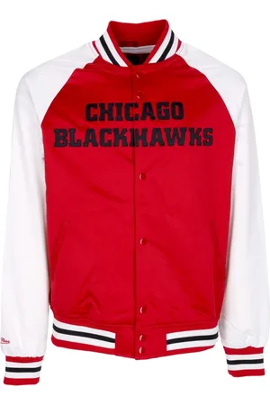 Mitchell & Ness Jassen, Heren, Rood, L, Bomber Jassen