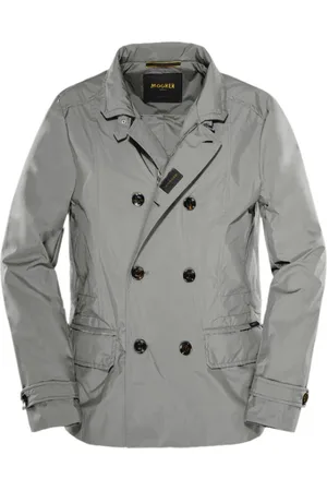 MOORER Jassen, Heren, Grijs, 2Xl, Lichte jas