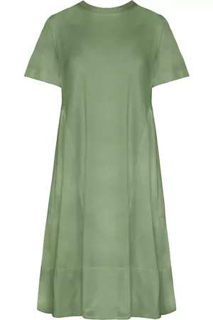 Bomboogie Dames Casual jurken - Casual kleedjes - Groen - Dames