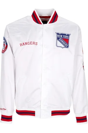Mitchell & Ness Jassen, Heren, Wit, M, Bomber Jassen