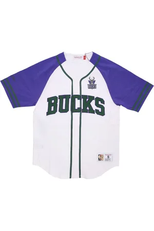 Mitchell & Ness Tops, Heren, Wit, XL, T-Shirts
