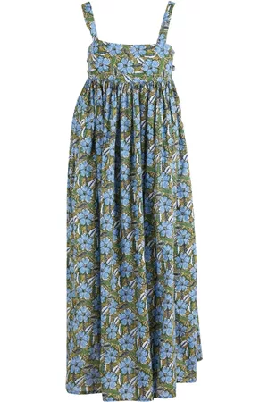 Bellerose Dames Lange jurken - Maxi kleedjes - Blauw - Dames