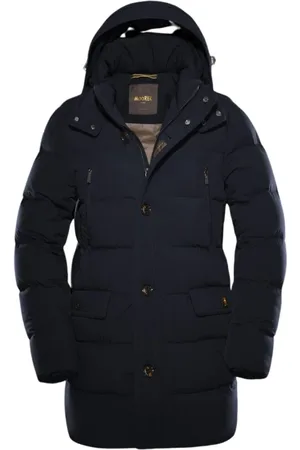 MOORER Jassen, Heren, Blauw, 4Xl, Donsjack