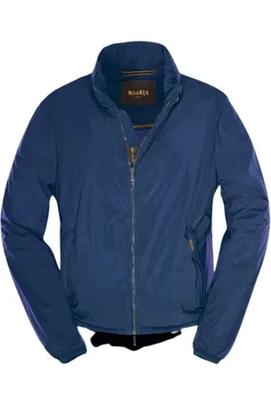 MOORER Jassen, Heren, Blauw, 3Xl, Lichte jas