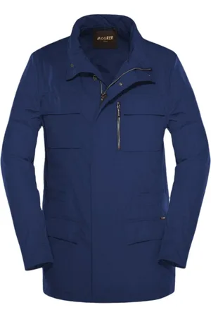 MOORER Jassen, Heren, Blauw, L, Polyester, Jassen