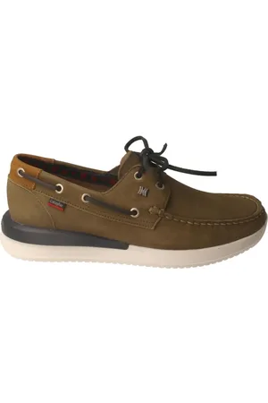 CallagHan Schoenen, Heren, Groen, 41 EU, Leer, Sailor Schoenen