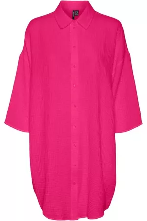 VERO MODA Dames Lange mouw - Longsleeve shirts - Roze - Dames