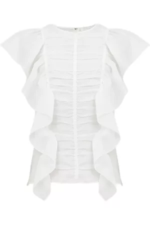 Chloé Dames Lange mouw - Longsleeve shirts - Wit - Dames