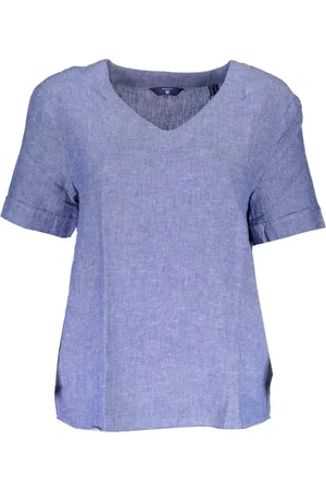 GANT Dames T-shirts - T-shirts - Blauw - Dames