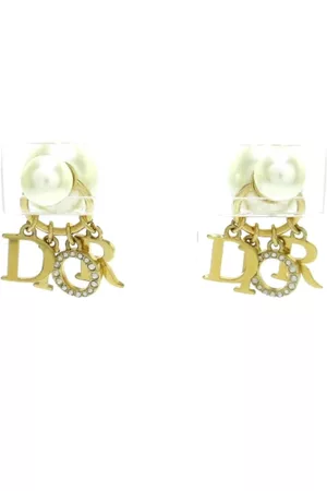 Dior Dames Oorbellen - Vintage sieraden - Geel - Dames