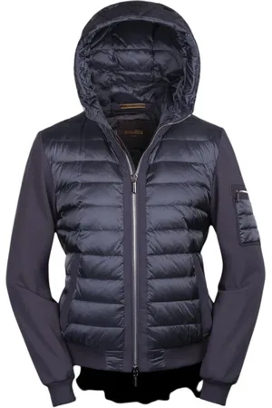 MOORER Jassen, Heren, Blauw, 3Xl, Bomber Jassen