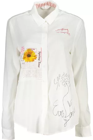 Desigual Dames T-shirts - T-shirts - Wit - Dames