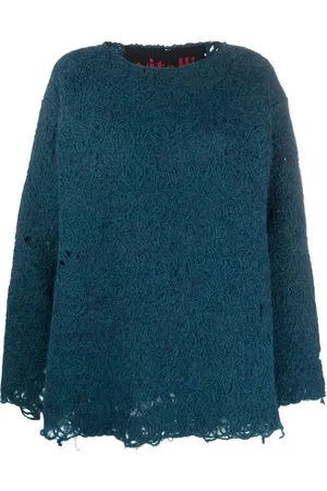 Vitelli Truien, Dames, Blauw, M, Round-neck Truien