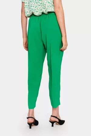 Saint Tropez Dames Pantalon - Pantalons - Groen - Dames