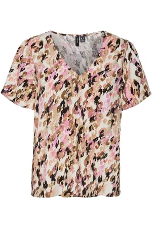 VERO MODA Dames T-shirts - T-shirts - Bruin - Dames