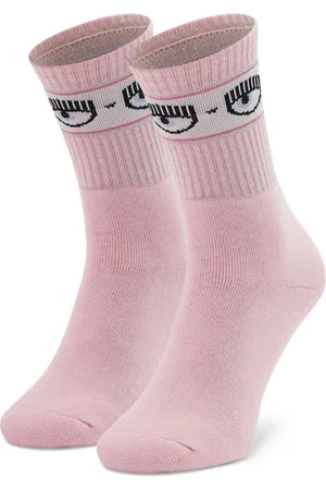 Chiara Ferragni Ondergoed, Dames, Roze, ONE Size, Katoen, Sokken