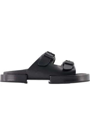 ANN DEMEULEMEESTER Schoenen, Dames, Zwart, 35 EU, Leer, Slippers