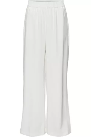 VERO MODA Dames Wijde broeken - Wijde Broeken - Wit - Dames