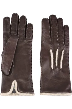 MOORER Accessoires, Dames, Bruin, 7 IN, Kasjmier, Handschoenen