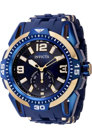 Invicta Watches Heren Horloges - Horloges - Blauw - Heren