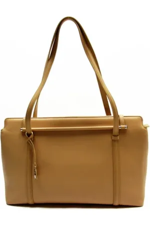 Cartier Pre-owned, Dames, , ONE Size, Leer, Tweedehands leren schoudertassen
