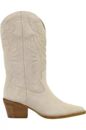 Bronx Dames Cowboy Boots - Cowboylaarzen - Beige - Dames