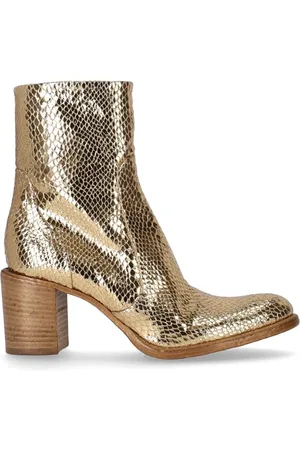 Strategia Schoenen, Dames, Geel, 39 EU, Leer, Enkellaarsjes