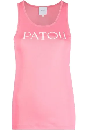 Patou Tops, Dames, Roze, M, Katoen, Sleeveless Tops