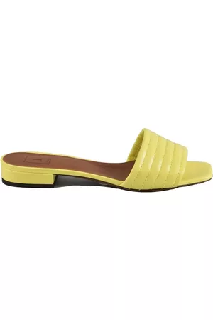 L'Autre Chose Dames Slippers - Slippers - Geel - Dames