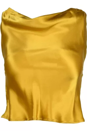 L'Autre Chose Dames Tops - Tops - Geel - Dames