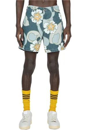ERL Korte broeken, Heren, Blauw, S, Katoen, Shorts