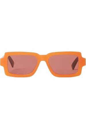 Retrosuperfuture Accessoires, unisex, Oranje, ONE Size, Nylon, Zonnebrillen
