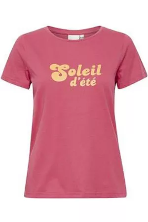 Ichi Dames T-shirts - T-shirts - Roze - Dames