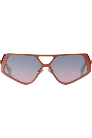 Retrosuperfuture Accessoires, unisex, Oranje, ONE Size, Zonnebrillen