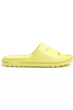 Pepe Jeans Dames Slippers - Slippers - Geel - Dames