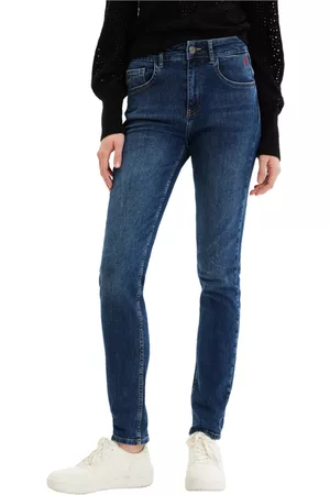 Desigual Dames Slim - Skinny Jeans - Blauw - Dames
