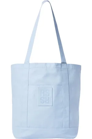 RAF SIMONS Tassen, Dames, Blauw, ONE Size, Katoen, Tote Bags