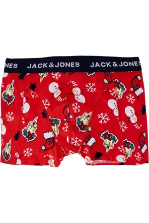 JACK & JONES Heren Ondergoed - Boxershorts - Rood - Heren