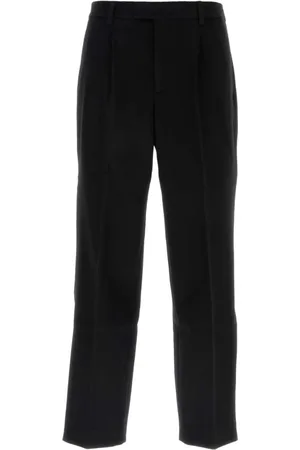VTMNTS Broeken, Heren, Zwart, L, Slim-fit Broeken