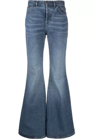 Chloé Dames Bootcut - Flared Jeans - Blauw - Dames
