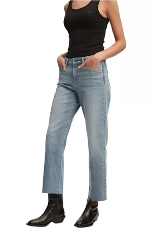 Denham Dames Cropped Jeans - Cropped Jeans - Blauw - Dames