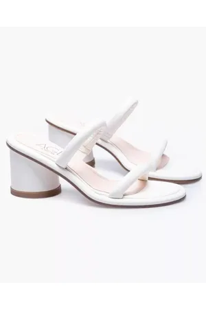 AGL ATTILIO GIUSTI LEOMBRUNI Schoenen, Dames, Wit, 39 1/2 EU, Heeled Mules