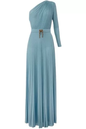 Elisabetta Franchi Dames Asymmetrische jurken - Kleedjes - Blauw - Dames