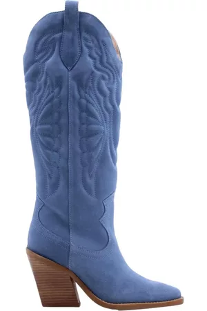 Bronx Dames Cowboy Boots - Cowboylaarzen - Blauw - Dames