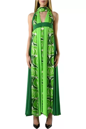 HANITA Dames Lange jurken - Maxi kleedjes - Groen - Dames