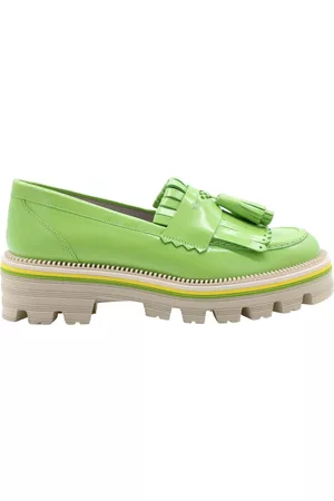 Pertini Dames Loafers - Instappers & Slip ons - Groen - Dames