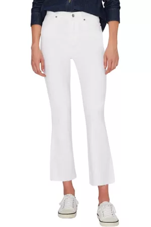 7 for all Mankind Dames Cropped Jeans - Cropped Jeans - Wit - Dames