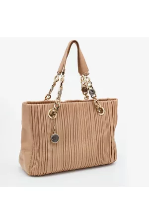 Bvlgari Dames Schoudertassen - Vintage tassen - Beige - Dames