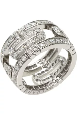 Bvlgari Dames Witgouden Ringen - Vintage sieraden - Wit - Dames